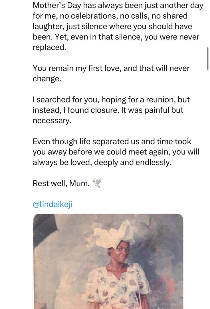 Update: Man who began search for his mum on X finds out she has passed on